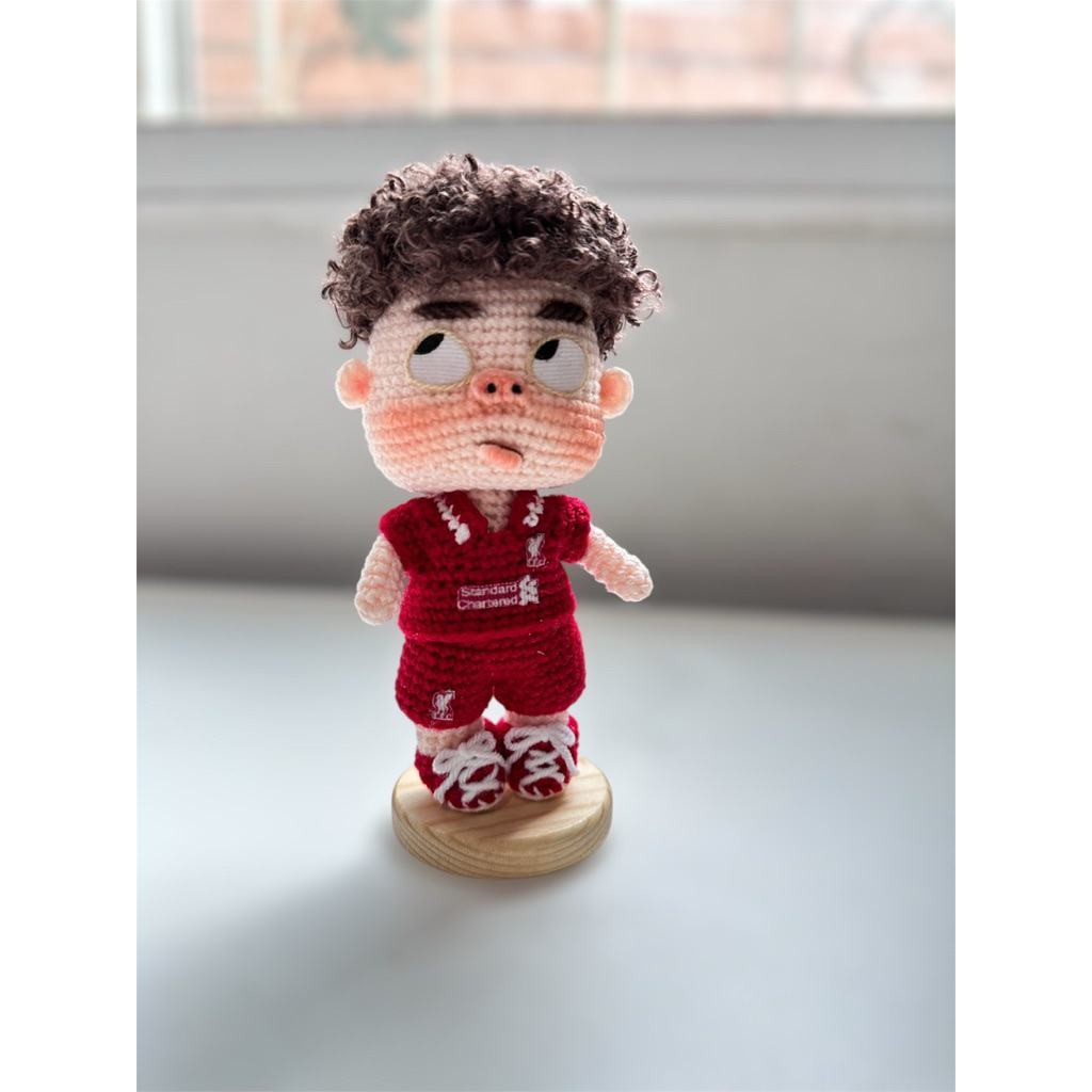 ตุ๊กตาถักไหมพรม ตุ๊กตาพวงกุญแจ โครเชต์แฮนด์เมด - รูปที่ 3