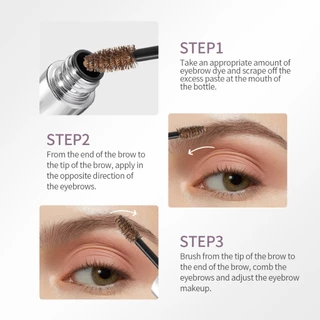 9026 (ใหม่/แท้) ที่ปัดแบบใหม่ NOVO มาสคาร่าปัดคิ้ว มาสคาร่าคิ้ว Brow Mascara กันน้ำ กันเหงื่อ
