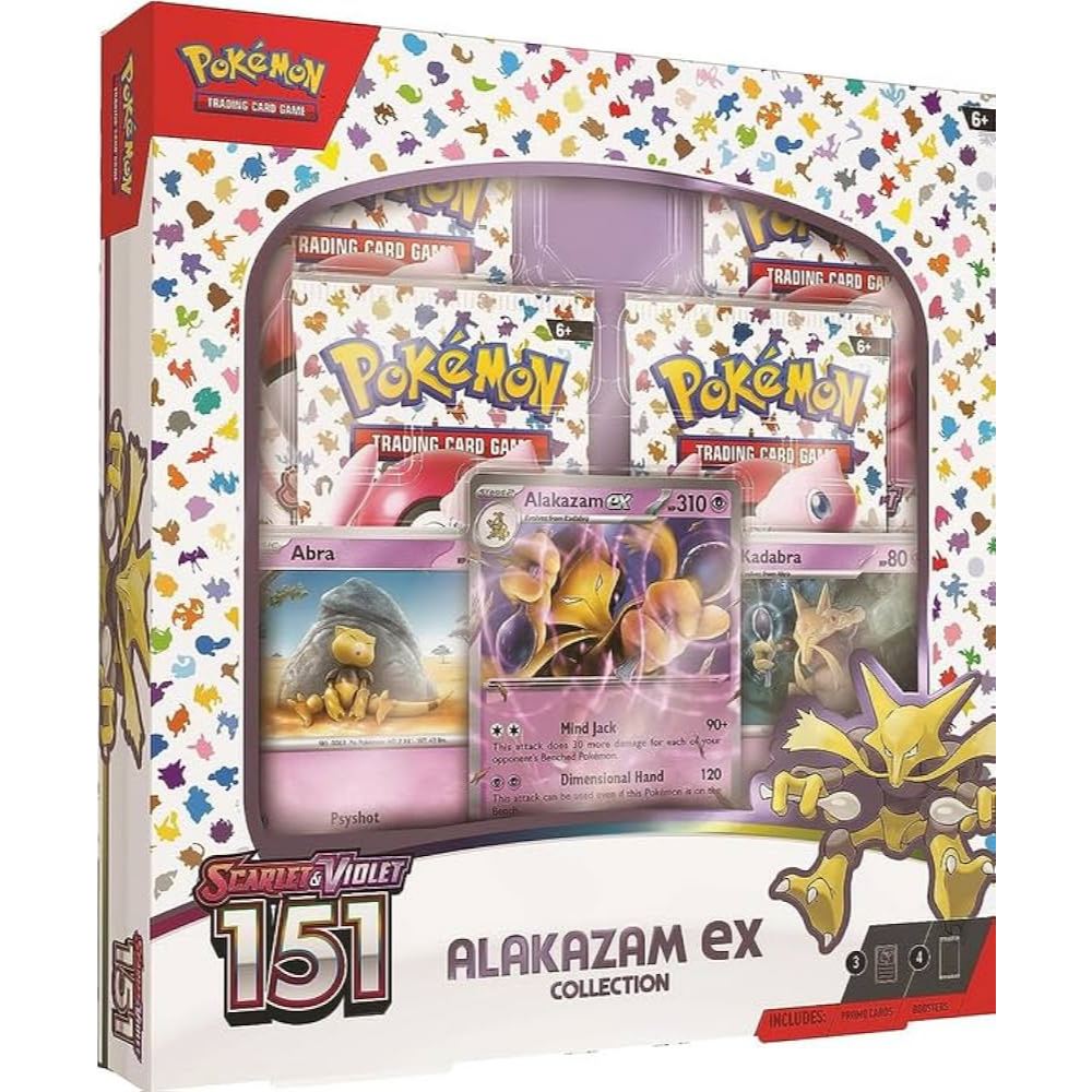Pokemon Card "Alakazam EX Collection Box 151" ENG 151