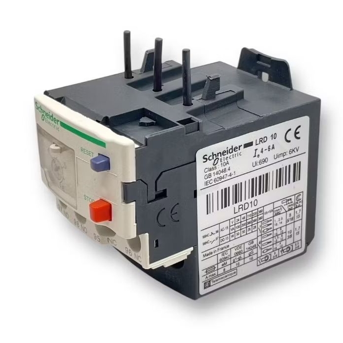 โอเวอร์โหลด LRD10 4-6A ชไนเดอร์ พร้อมส่ง ใช้สำหรับแม็กเนติก