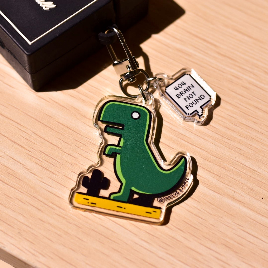 พวงกุญแจไดโนเสาร์ 404 Error Rex