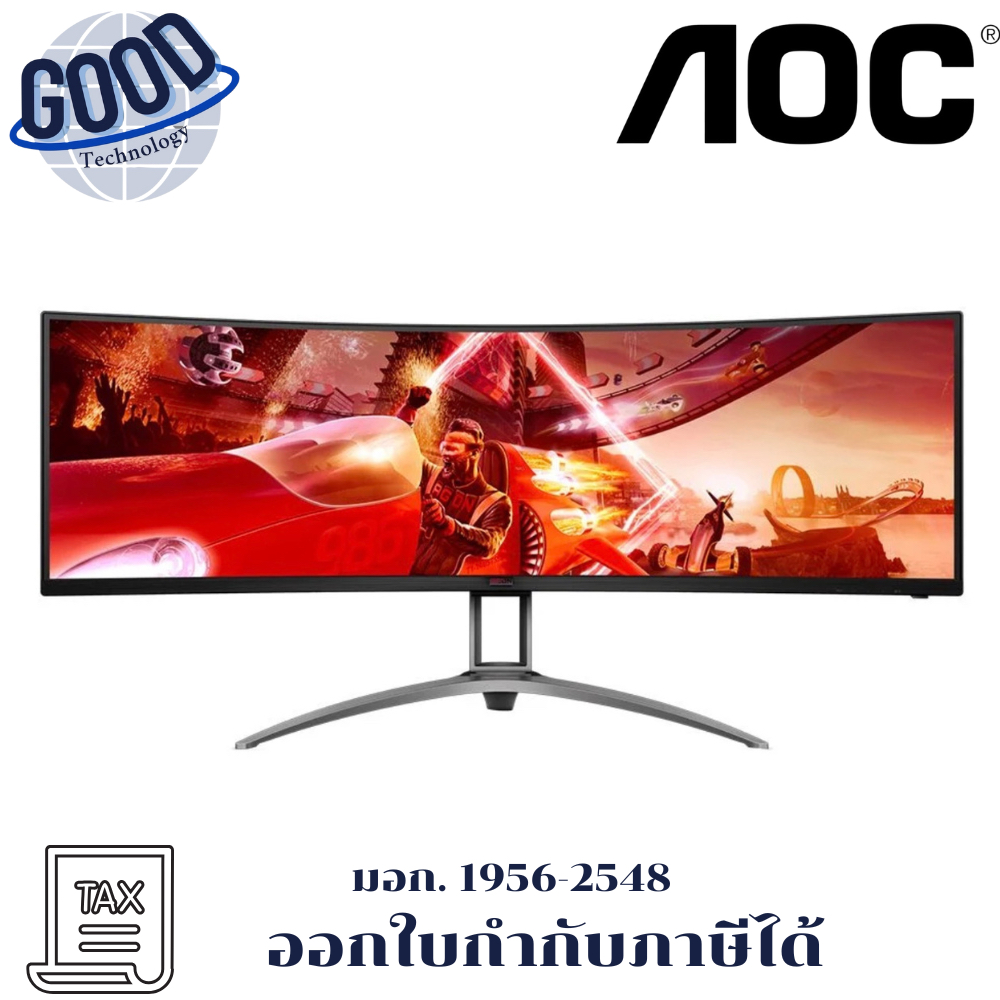 AOC  รุ่น AG493UCX2/67  ขนาด 49 นิ้ว ( VA D2K 165Hz ) ประกันศูนย์ 3 ปี