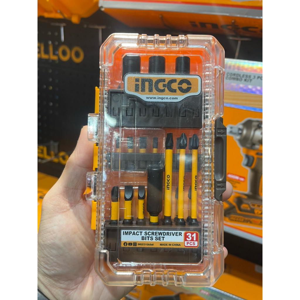 INGCO ชุดดอกไขควงกระแทก 31 ชิ้น AKDL11306