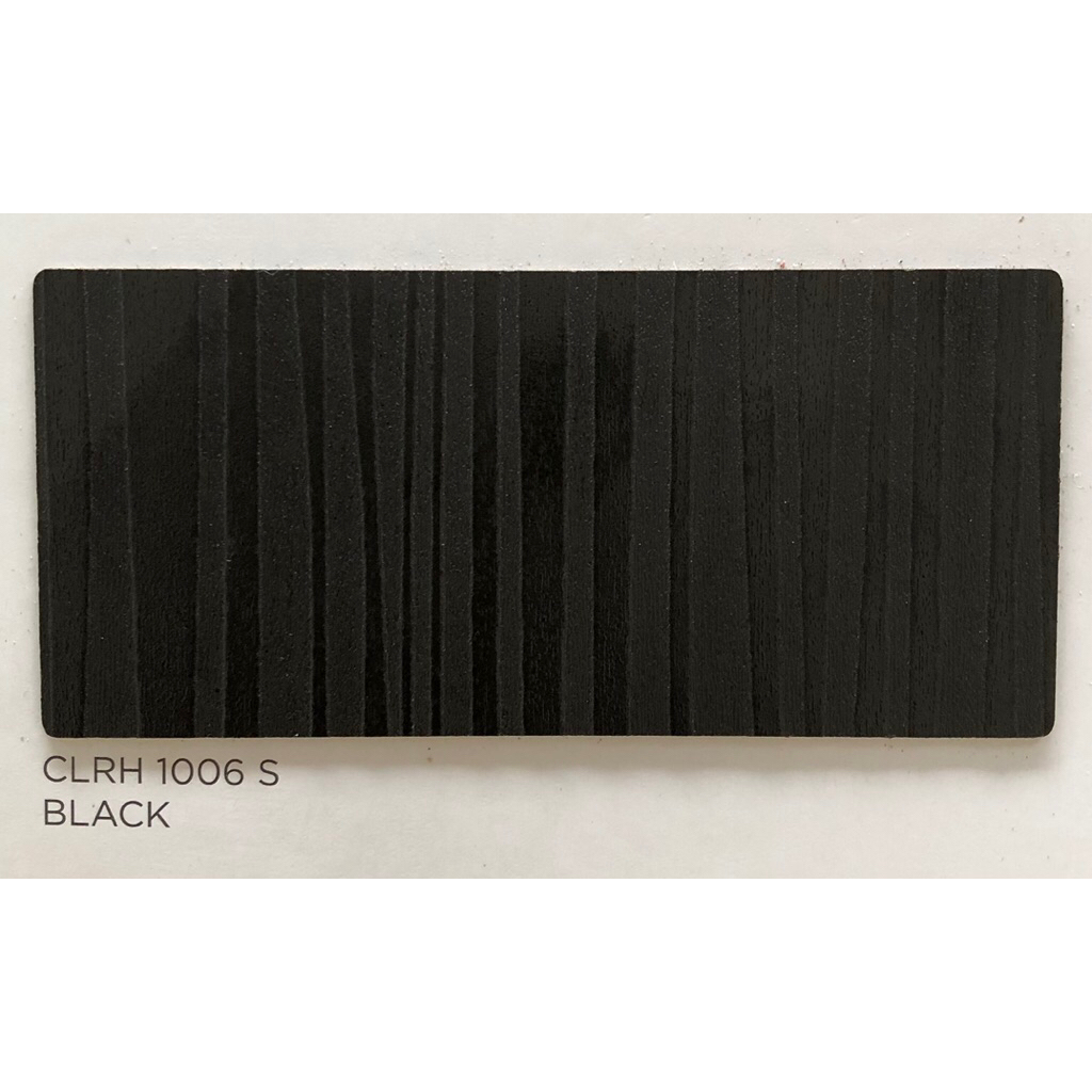 แผ่นลามิเนต Virgo CROMA new collection  CLRH 1006 S Black ขนาด 120 x 240 ซม. หนา 0.6 มม.