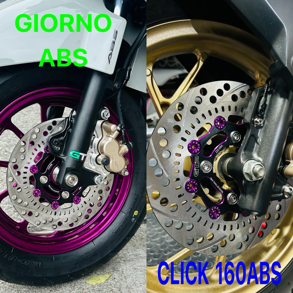 จานดิส เบรค ลายซิ่ง V1 giorno ABS /CLICK160ABS