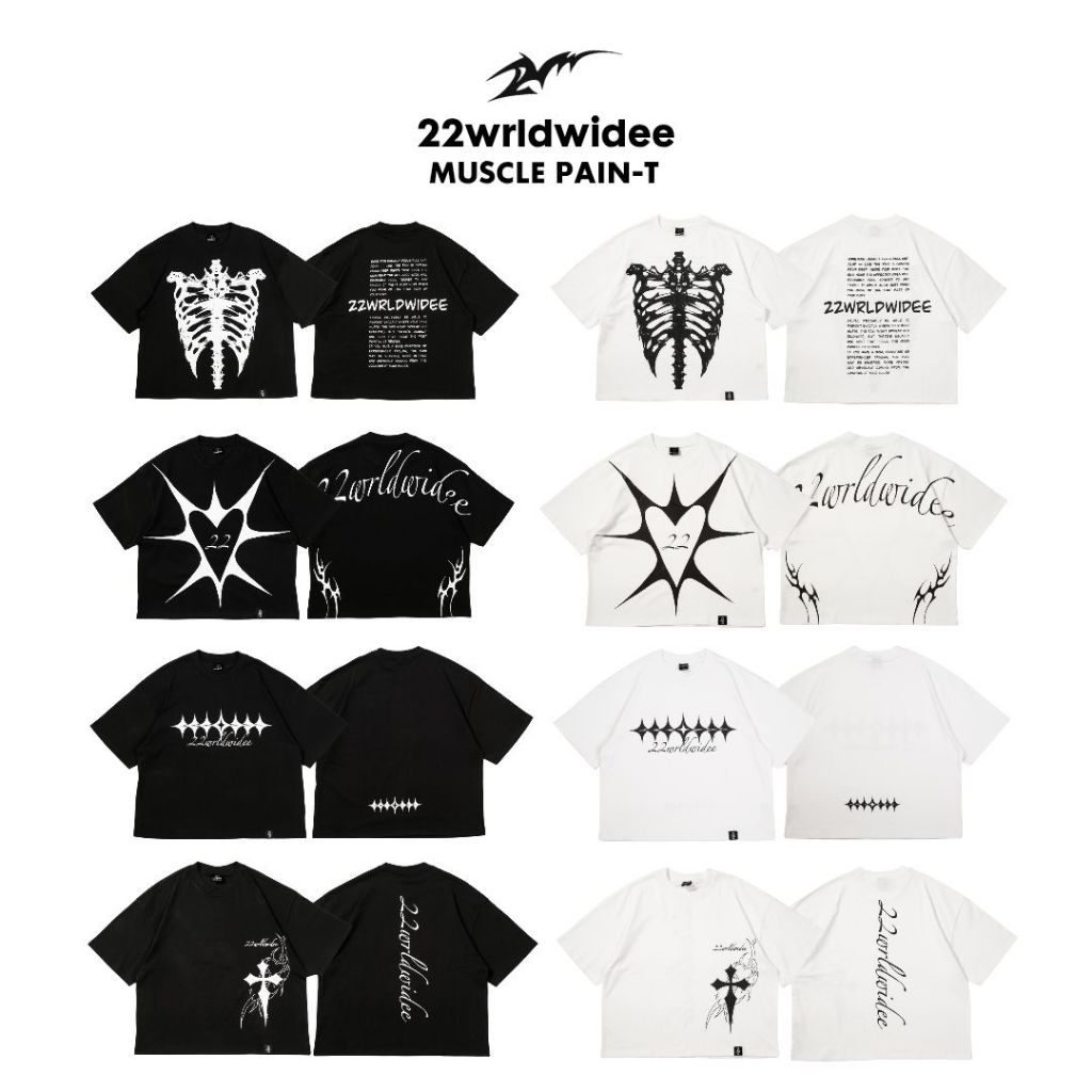 ( จัดส่งด่วน 1 วัน!) 22wrldwidee เสื้อทรง Boxy (Men Crop) คอล Muscle pain-T ทรงสตรีทครอปเท่ห์ (AD102-OC089) ราคา ถูกที่สุด ดีลบีเคเค รูปภาพหลัก