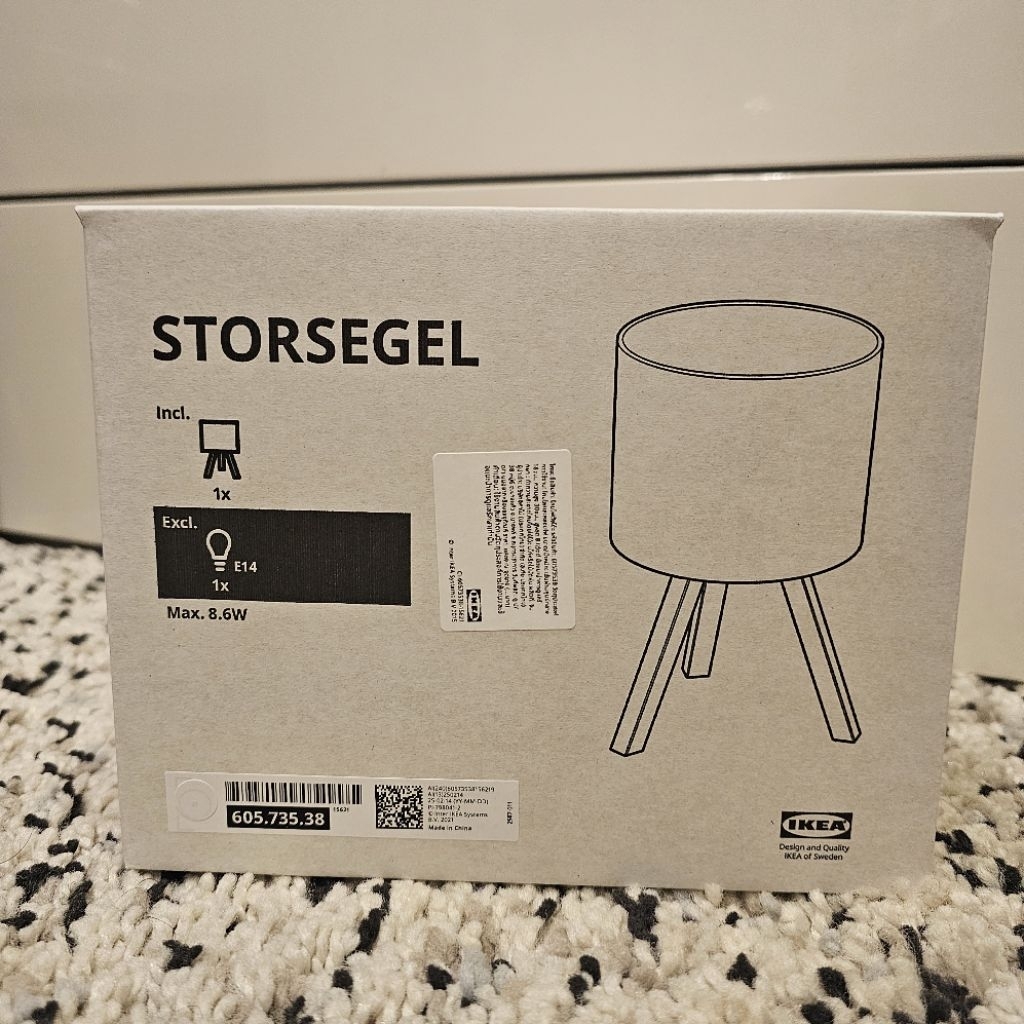 ของแท้จาก​ IKEA ​ STORSEGEL สตูชิเกลโคมไฟตั้งโต๊ะ รูปที่ 3