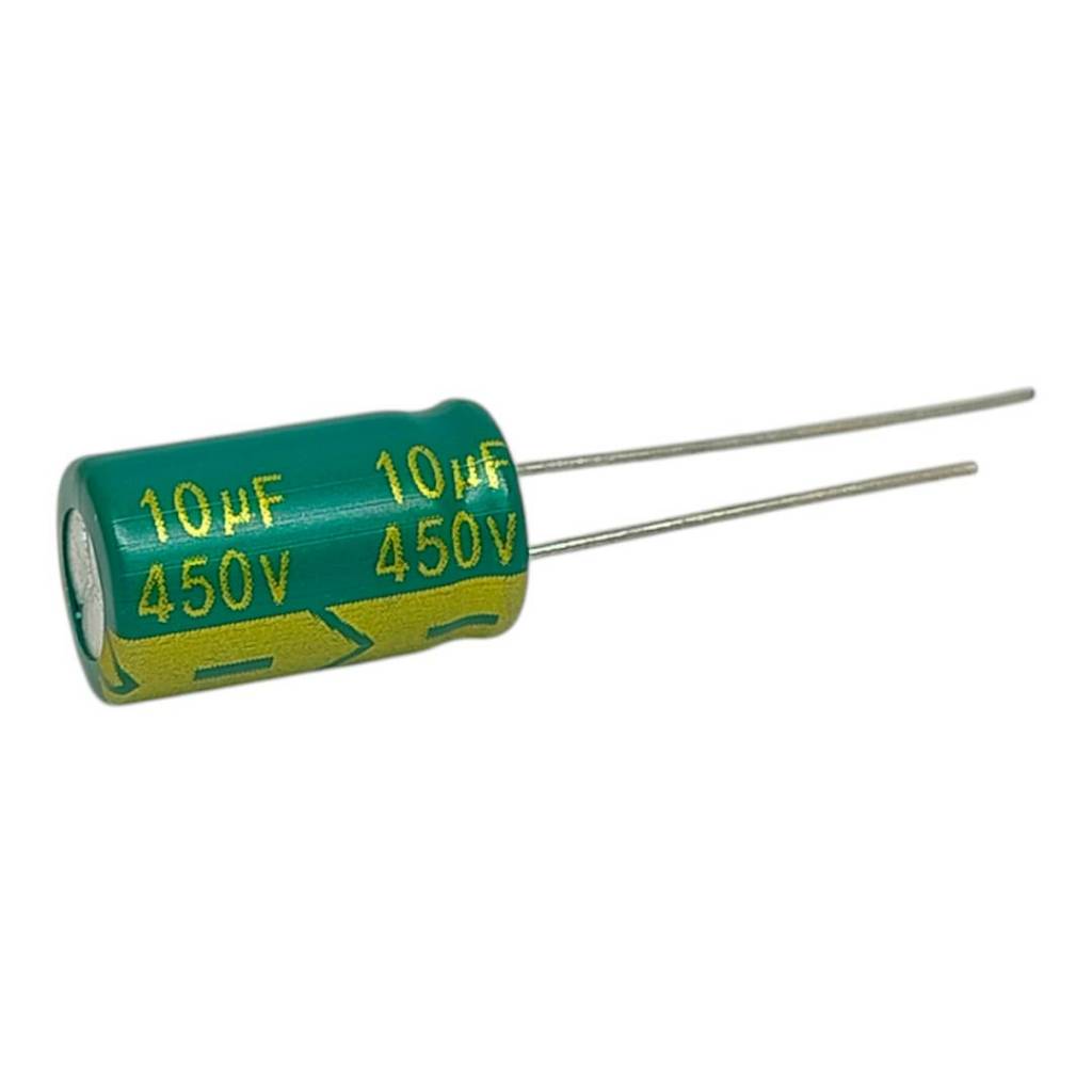 10UF 450 105C อิเล็กโตรไลท์ คาปาซิเตอร์ ตัวเก็บประจุ