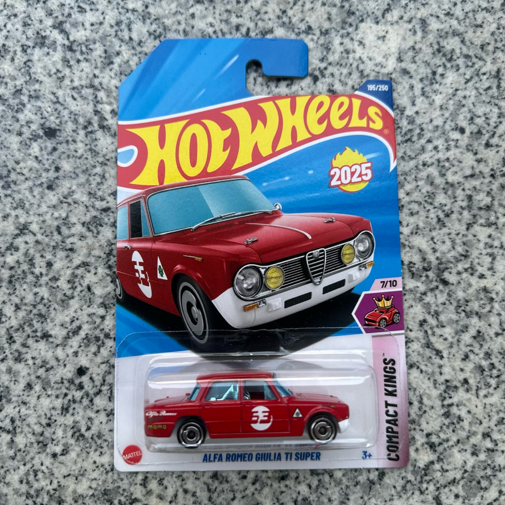 รถเหล็ก Hotwheels Alfa Romeo Giulia TI Super