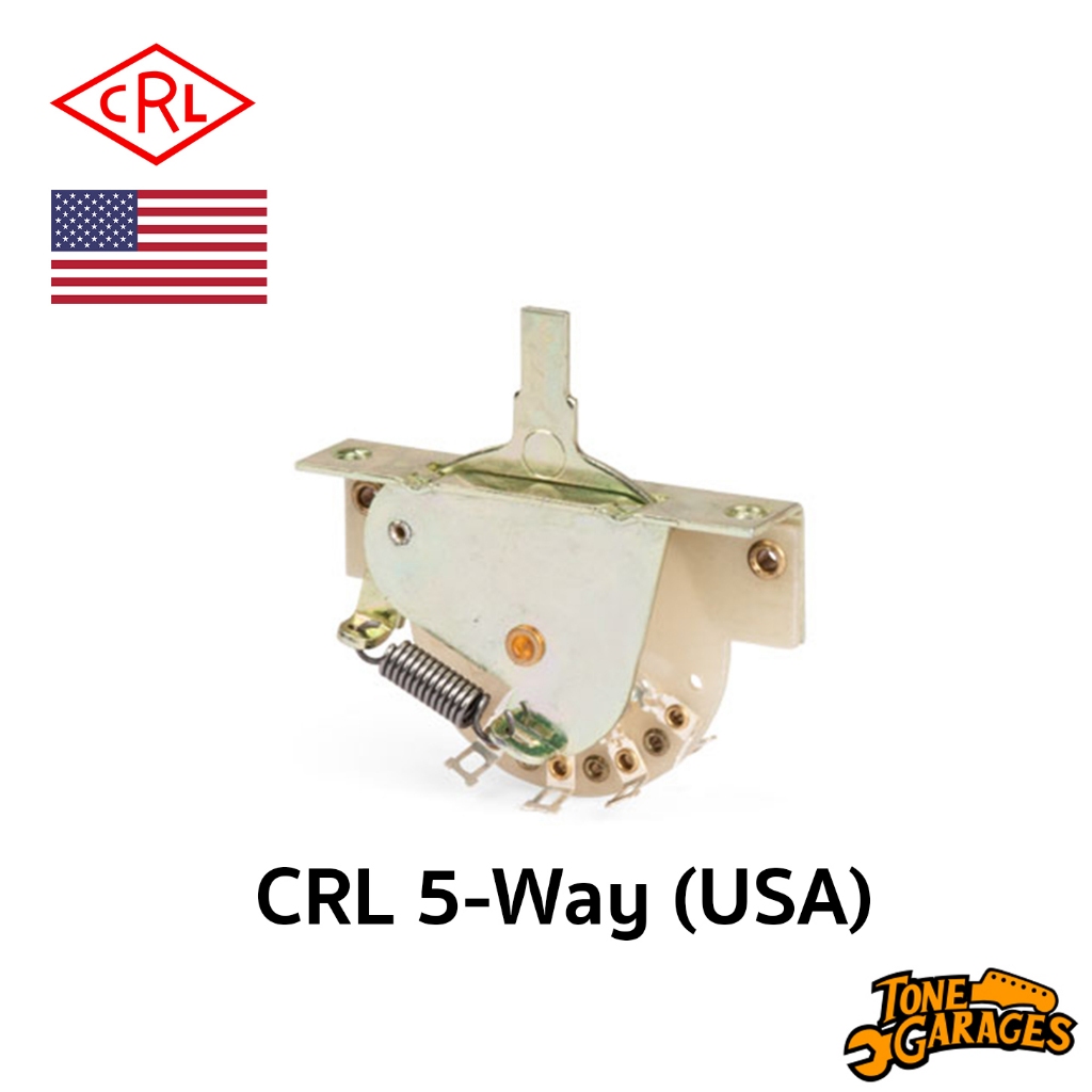 CRL 5 Way Pickup Selector Switch สวิตช์กีต้าร์ไฟฟ้า USA แท้