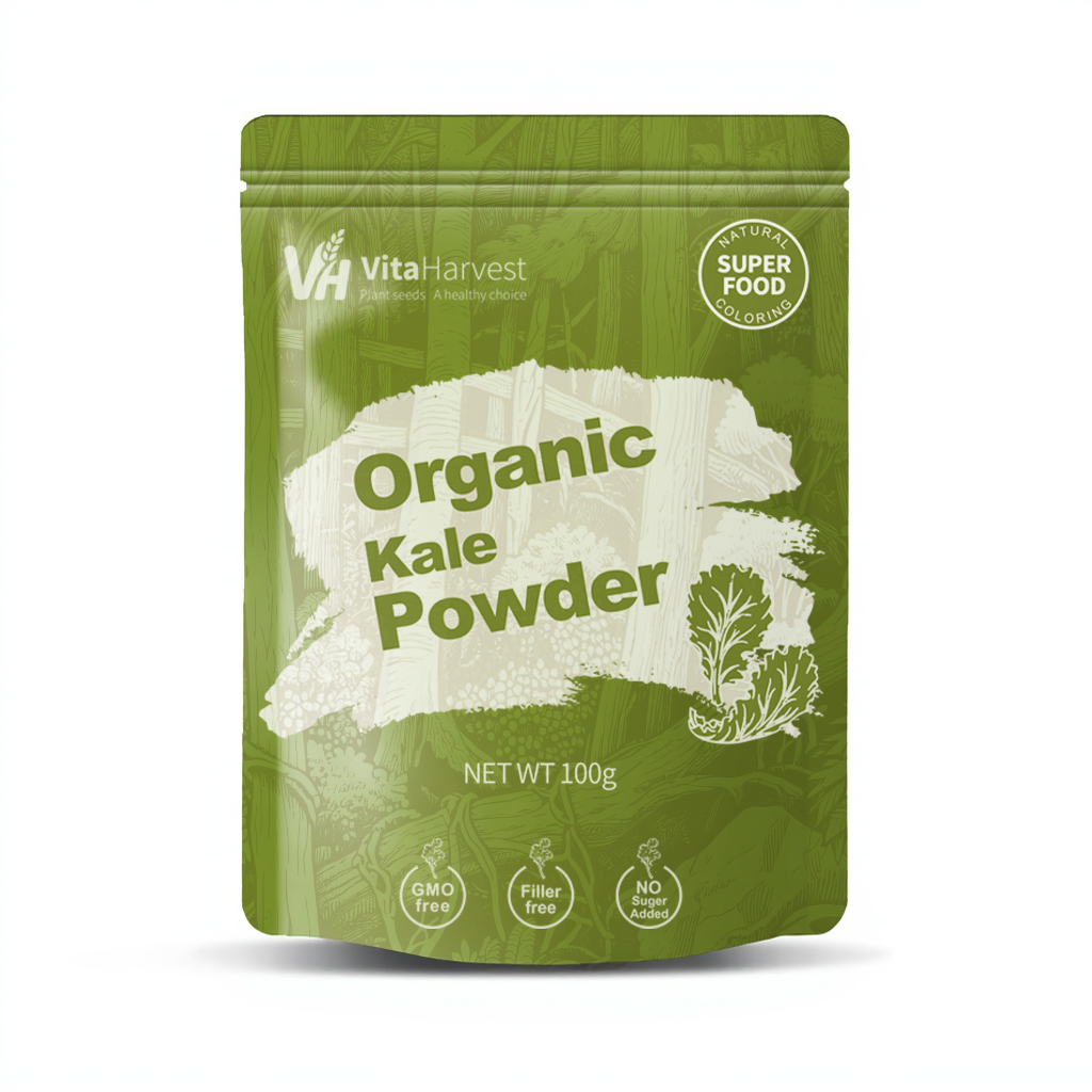 ผงคะน้า 100 กรัม ( Organic Kale Powder )100%ธรรมชาติ