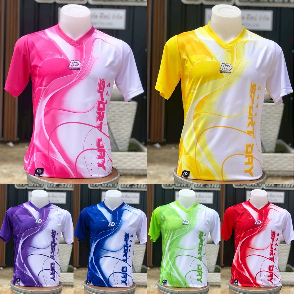 เสื้อกีฬา เสื้อทีม ID-SS5 ใส่ออกกำลังกาย ระบายอากาศได้ดี