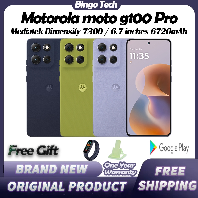 Motorola moto g100 Pro Mediatek Dimensity 7300 6.7 inch 6720mAh 30W (Support Google Play&No Thai）Mot