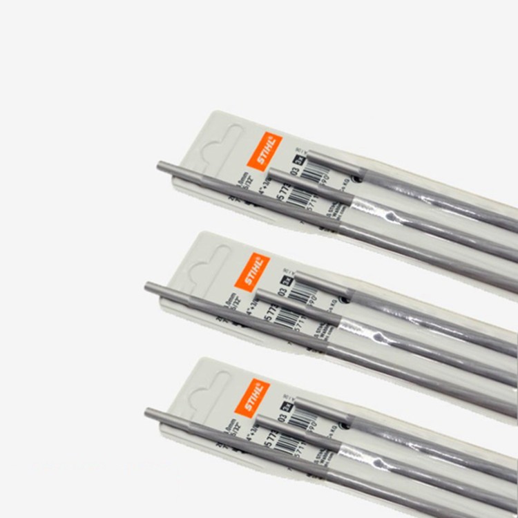 ตะไบเลื่อยโซ่ ตะไบหางหนู ตะไบกลม ตะไบแท่งโซ่เลื่อยยนต์ 4.0,4.8,5.5 มิล ตราม้าลอดห่วง（3ชิ้น/ชุด）