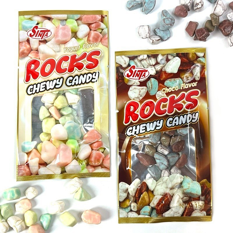 พร้อมส่งจากไทย ลูกอมหินช็อกโกแลต ขนมหิน ช็อกโกแลตหิน ขนมในตำนาน อร่อยกรุบกรอบหนึบหนับมาก ขนมทานเล่น ขนม