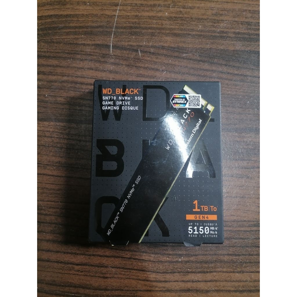 WD SSD M.2 NVMe WD BLACK SN770 1TB