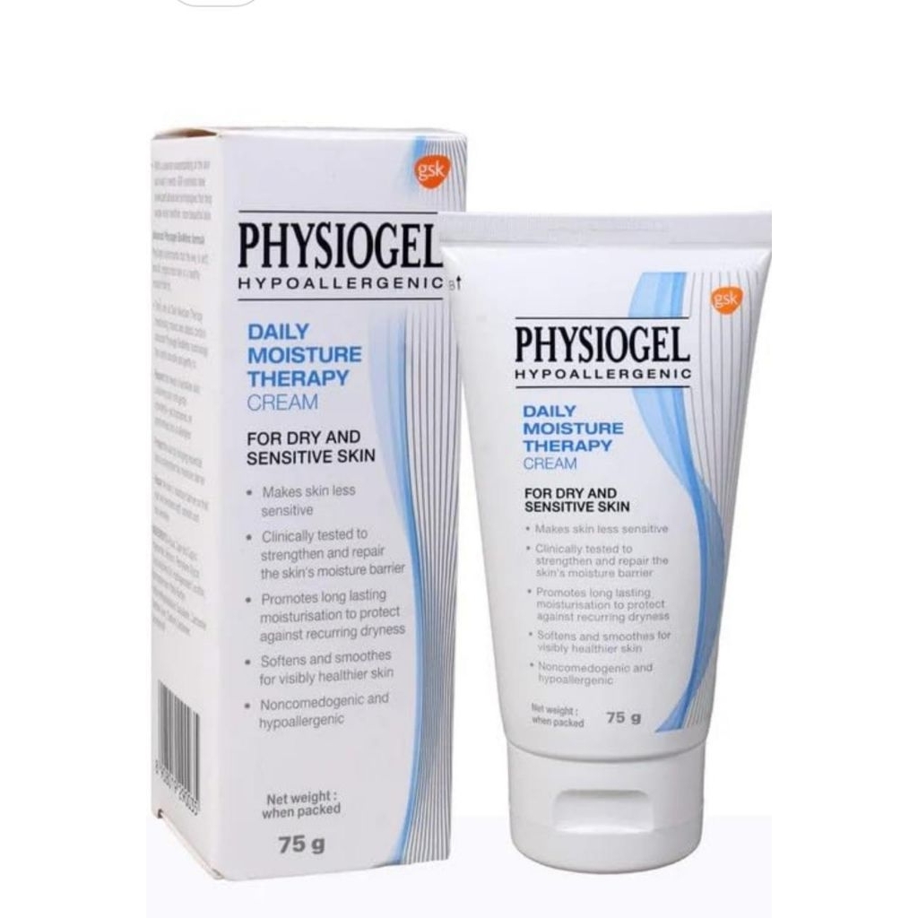 physiogel Hypoallergenic Daily Moisture Therapy Cream for Dry and Sensitive Skin Associated 75g