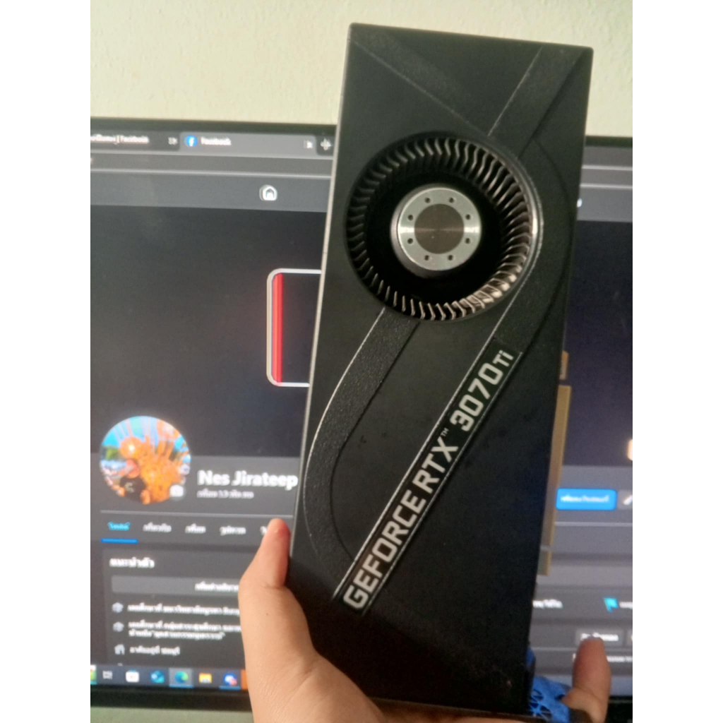 การ์ดจอ RTX3070 TI (ต่อไฟ 16 พิน)