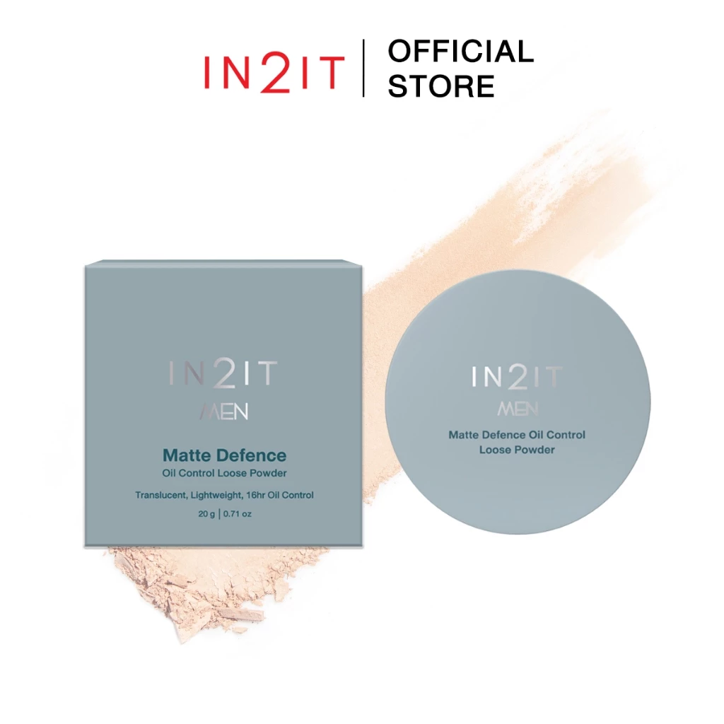 IN2IT MEN MATTE DEFENCE OIL CONTROL LOOSE POWDER MMLP01