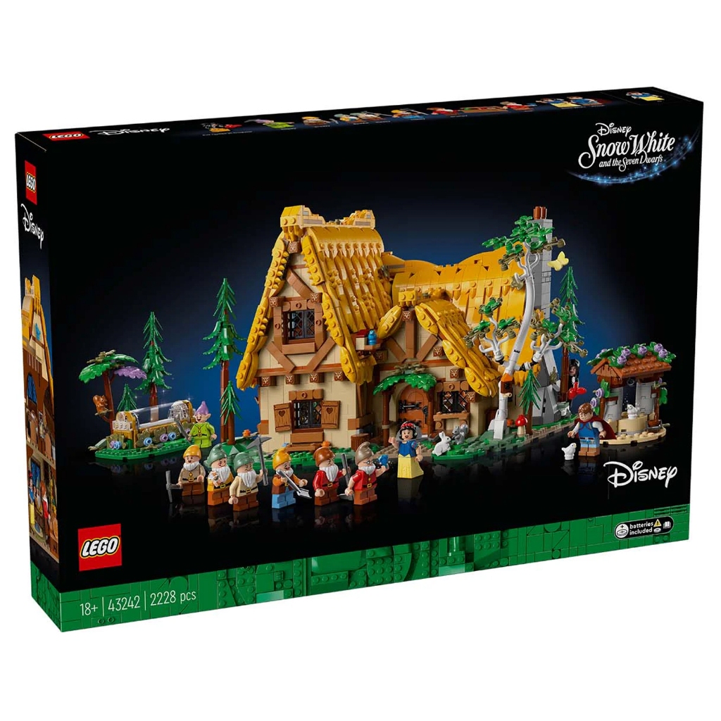 43242 : LEGO Disney Snow White and the Seven Dwarfs' Cottage