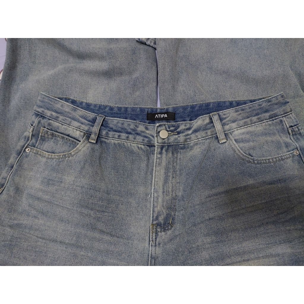 กางเกงยีนส์ ATIPA สีสนิม