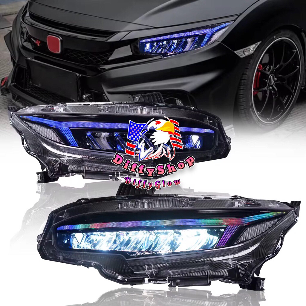 ไฟหน้าFull LED RGB Honda Civic(FC/FK) 2016-2020