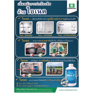 Inex-A ไอเนค 1ลิตร สารเพิ่มประสิทธิภาพ สารเร่งการแทรกซึม ลดการเกิดฟอง
