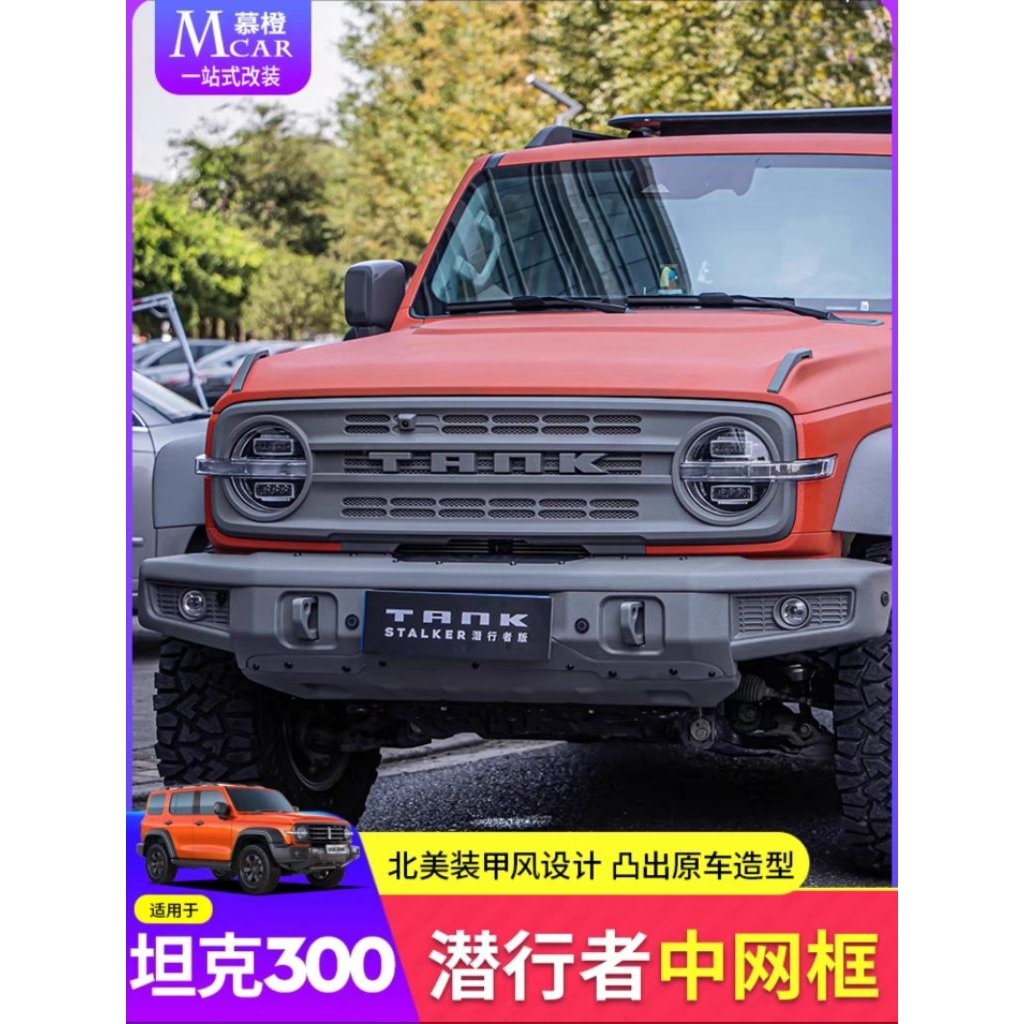 กระจังหน้าแต่ง TANK 300 งาน ABS