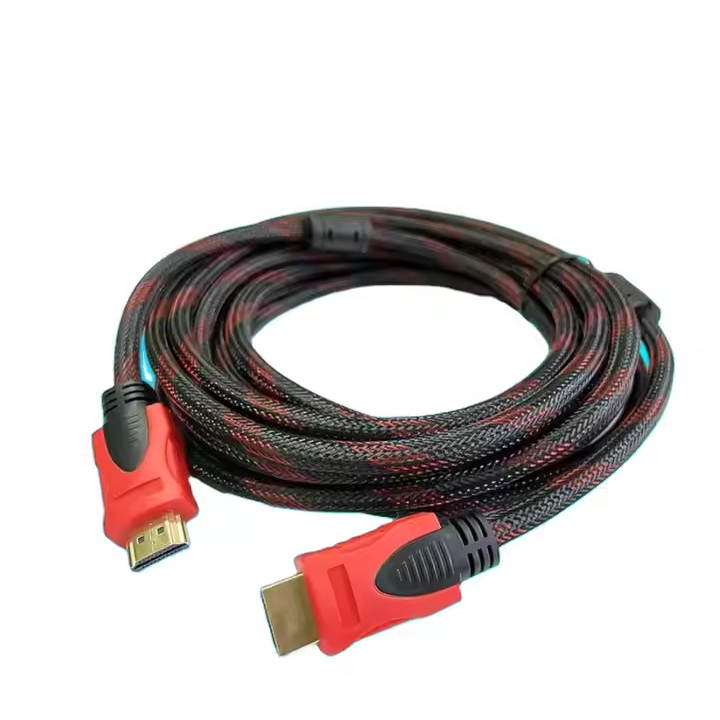 30M20M/15M/10M สาย HDMI 1.4 3D 1080P 18Gbps สาย HDMI แบบถักสำหรับทีวี Sony, Ps, Xbox Monitor