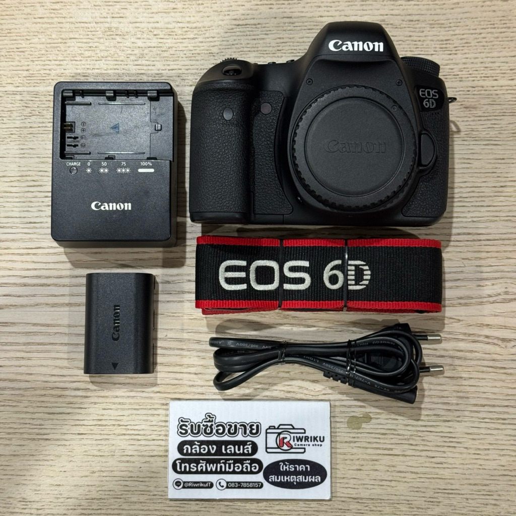 Canon EOS 6D (บอดี้) มือสอง สภาพสวยงามชัตเตอร์น้อย