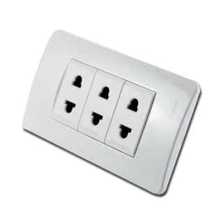 ชุดเต้ารับ 2 ขา 3 ช่อง SCHNEIDER S33426USM