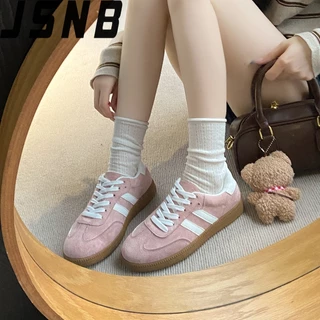 รองเท้าคู่ ผ้าใบ คลาสสิค ส้นเตี้ย สองแถบ สีน่ารัก/ลุทๆ ไซส์ 36-42 ใส่คู่กันน่ารัก ราคาดี!