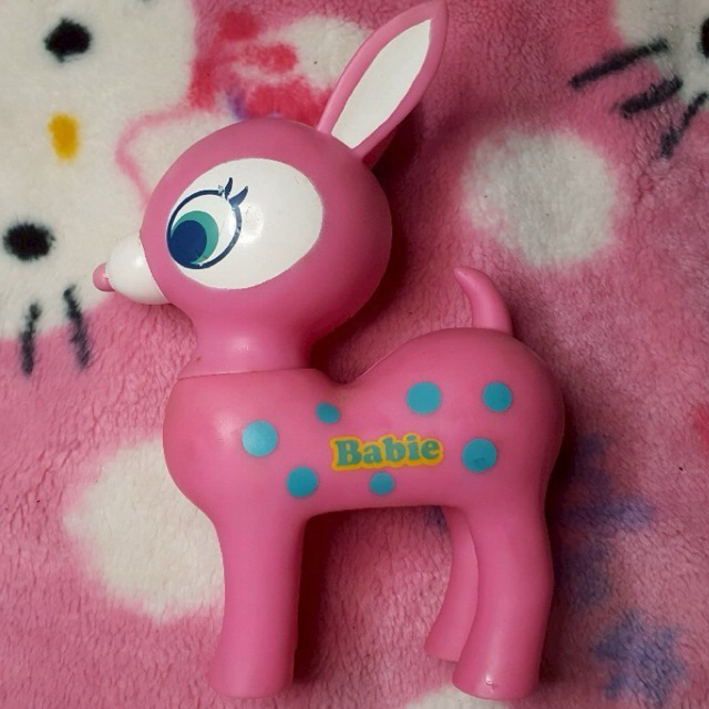 แบมบี้ กวางแบมบี้ bambie โมเดลใหญ่ เล็ก 2 ชิ้น