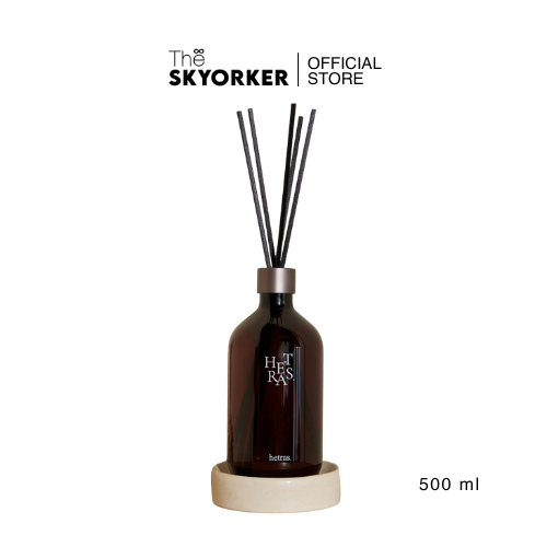HETRAS Reed Diffuser เฮทรัส ก้านไม้หอมปรับอากาศ หอมยาวนาน ปลอดภัยจากแอลกอฮอล์ 500 ml
