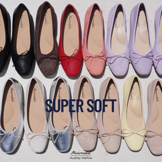 𝐌𝐈𝐍𝐈𝐌𝐀𝐋𝐈𝐒𝐓 รองเท้าหนังแกะ รุ่น Audrey mellow หนังนิ่ม น้ำหนั…