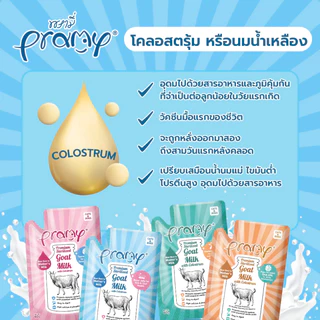 [ยกลัง 48 ซอง] Pramy Goat Milk อาหารเปียกแมว อาหารแมว พรามี่ ลูกแมว ลูกสุนัข นมแพะ เสริมแคลเซียม บำรุง ไม่เติมเกลือ