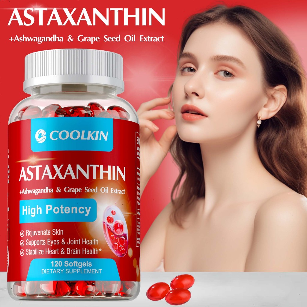 แอสตาแซนธิน ส่งเสริมสุขภาพหลอดเลือดและหัวใจ ปรับปรุงการไหลเวียนของเลือด เพิ่มพลังงาน เพิ่มภูมิคุ้มกัน แคปซูล