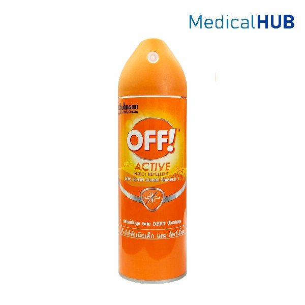 OFF Active Insect Repellent 1ออฟ แอคทีฟ อินเซคท์ รีเพลเลนท์ สเปรย์กันยุง 170 กรัม