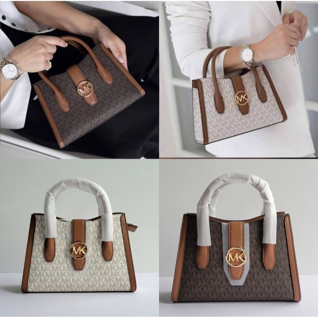 เทให้หมด มือ1 แท้ 100% MICHAEL KORS GABBY SMALL TZ CURVE SATCHEL