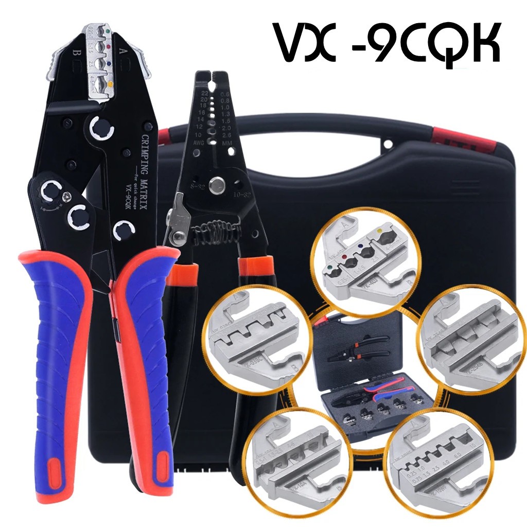 ชุด คีม ย้ำหางปลา คูณภาพสูง VX -9CQK