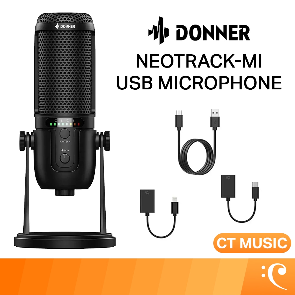 ไมโครโฟน Donner NeoTrack-MI USB MICROPHONE