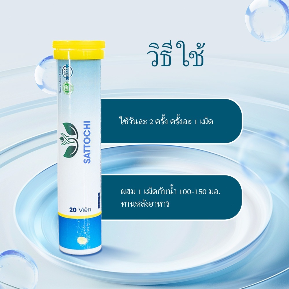1 ขวด เม็ดฟู่ SATTOCHI ช่วยควบคุมน้ำตาลในเลือด