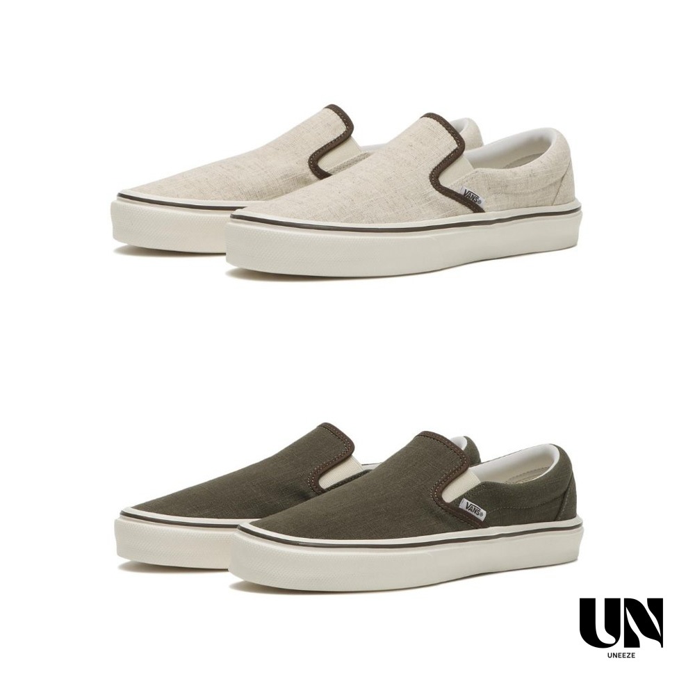 [ของแท้ ส่งไว PRE-ORDER] VANS SLIP ON LITE [GREEN/WHISPER] V98 LITE HEMP