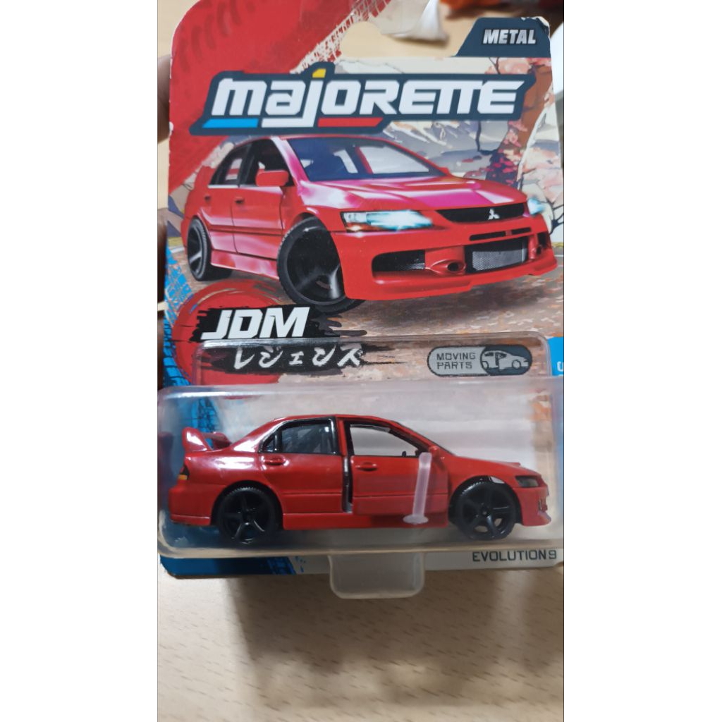 รถโมเดล รถเหล็ก ชุด JDM LEGENDE ครับ MITSUBISHI LANCER EVOLUTION 9 สีแดงสดใส ของใหม่ๆเลยครับ นานๆเจอ