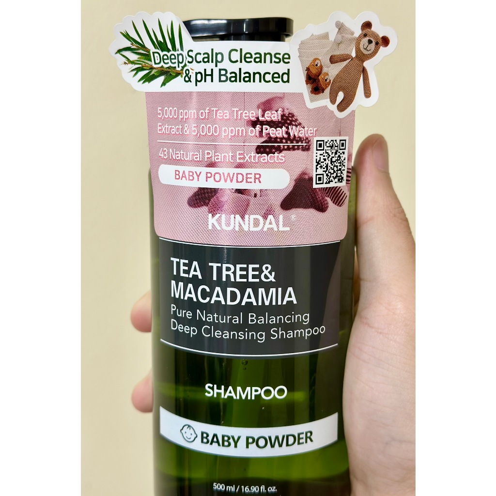 [KUNDAL] แชมพูสูตร TEA TREE 500มล.ขจัดรังแค
