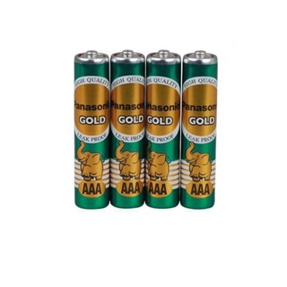 (KTS)ถ่านไฟฉาย Panasonic ขนาด AAA สีเขียว