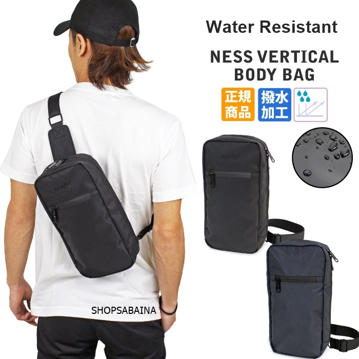 anello แท้100% NESS crossbody คาดอก ผ้ายางPVCกันน้ำ