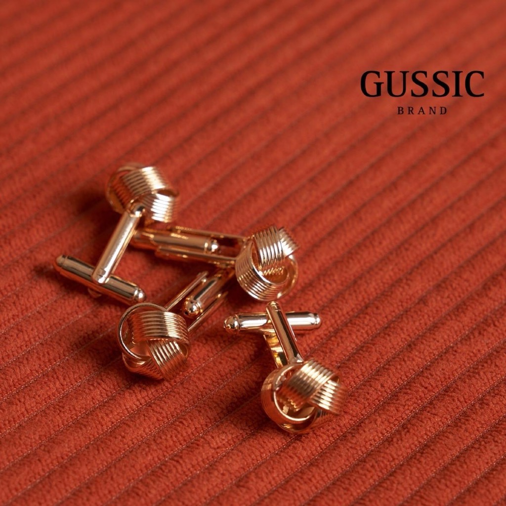 GUSSIC- Cufflinks Shirt เสื้อเชิ้ตปลายแขนคัฟฟ์ลิงค์ ทรงปกปีกนก สลิม งานหรู Man Clothing ผู้ชาย - รูปที่ 4