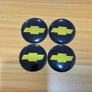 สติ๊กเกอร์ โลโก้ติดดุมล้อ CHEVROLET โลโก้ฝาครอบล้อ  ขนาด 5.6…