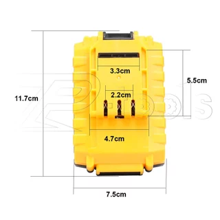 TP TOOLS แบตเตอรี่ลิเธียมไอออน แบตเตอรี่ 21V Lithium-ion Battery สายชาร์จ เหมาะสำหรับ สว่านไร้สาย
